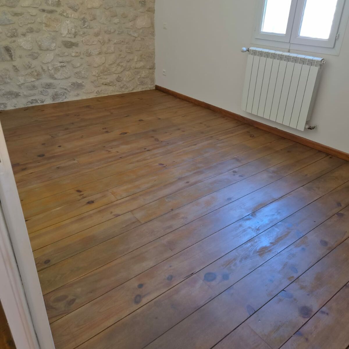 Ponçage et vitrification parquet